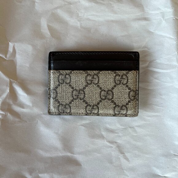 GG LEATHER MONEY CLIP - Picture 1 of 5